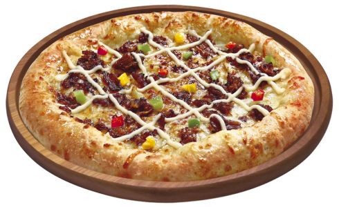 レモンステーキ風ピザ
